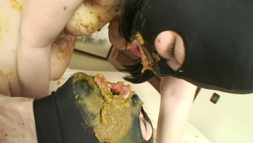 肥溜め夫婦の特盛！ 大量脱糞SEXサンプル１