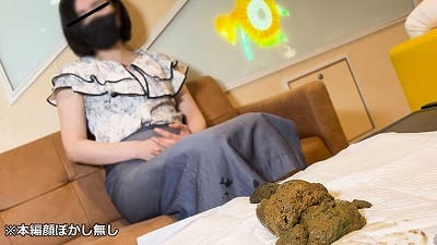 素人排泄メモワール りこ 26歳高偏差値エンジニアのアナルからヒリ出される極太自然便と徹底残便噴射たっぷり肛門剥き出しじっくりアナル観察サンプル１